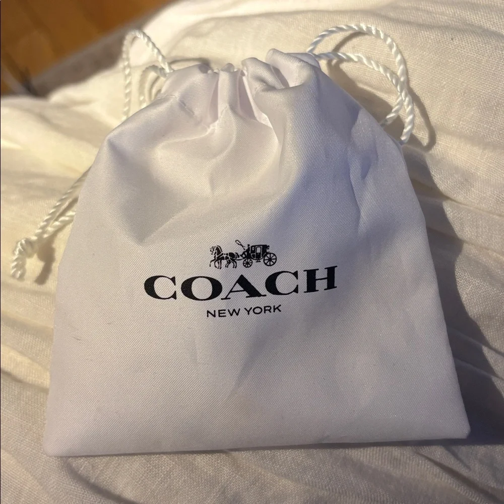 BRAND NEW COACH Purple & Brass Snail Keychain Charm with original pouch - Picture 3 of 4